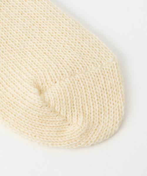 Ray BEAMS（レイビームス）の「Ray BEAMS / ウールリブソックス（ソックス/靴下・レディース・ホワイト/ブラウン系その他・ONE SIZE）」の6枚目の写真