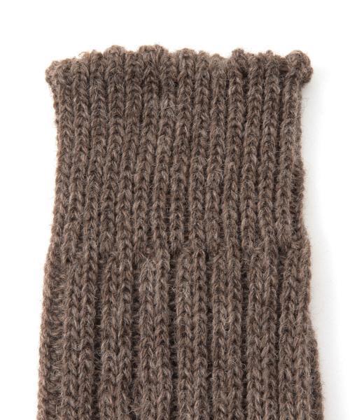 Ray BEAMS（レイビームス）の「Ray BEAMS / ウールリブソックス（ソックス/靴下・レディース・ホワイト/ブラウン系その他・ONE SIZE）」の8枚目の写真