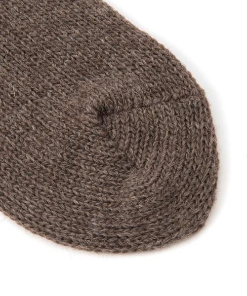 Ray BEAMS（レイビームス）の「Ray BEAMS / ウールリブソックス（ソックス/靴下・レディース・ホワイト/ブラウン系その他・ONE SIZE）」の9枚目の写真