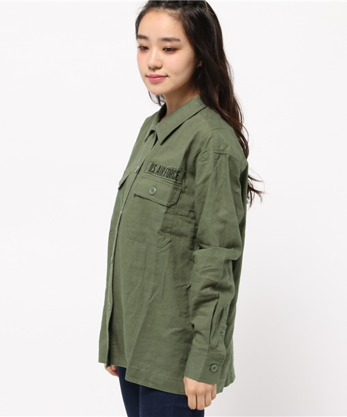 WEGO(ウィゴー)の「WEGO/US ARMYシャツ(シャツ/ブラウス・レディース・カーキ・FREE)」の3枚目の写真