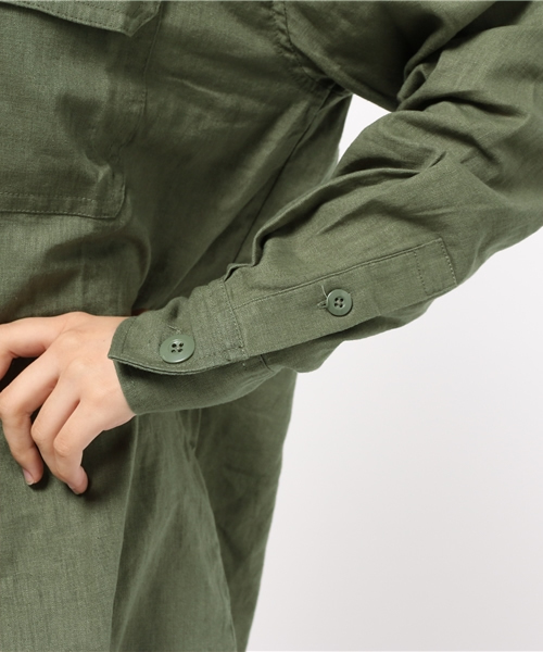 WEGO(ウィゴー)の「WEGO/US ARMYシャツ(シャツ/ブラウス・レディース・カーキ・FREE)」の6枚目の写真