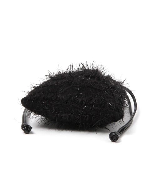 LAKOLE(ラコレ)の「2WAYショルダーシャギー巾着 / 995564(ショルダーバッグ・レディース・グレー/ブラック/ブルー/アイボリー・FREE)」の16枚目の写真