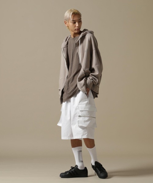 DANKE SCHON（ダンケシェーン）の「DankeSchon/ダンケシェーン/TCTWILL ZIPCARGO SHORTS（その他パンツ・レディース・ブラック/ホワイト・LARGE/MEDIUM）」の15枚目の写真