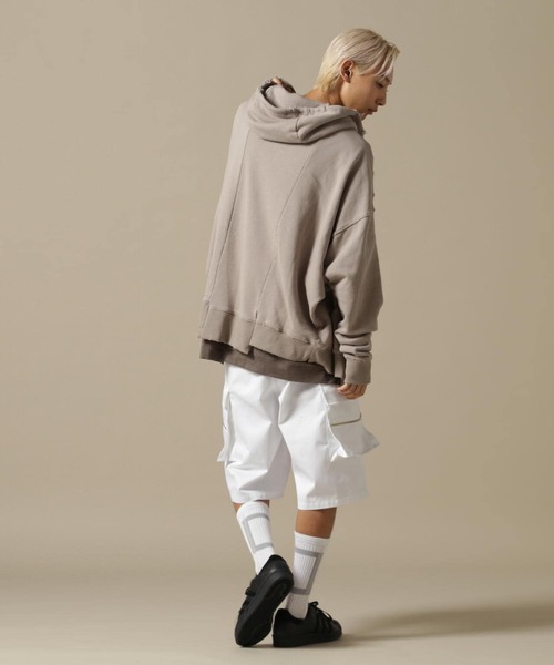 DANKE SCHON（ダンケシェーン）の「DankeSchon/ダンケシェーン/TCTWILL ZIPCARGO SHORTS（その他パンツ・レディース・ブラック/ホワイト・LARGE/MEDIUM）」の16枚目の写真