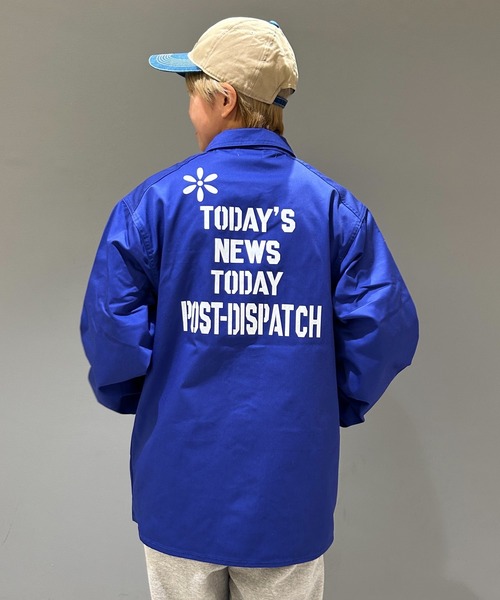 OLD BETTY'S(オールドベティーズ)の「オールドベティーズ【OLD BETTY’S】T/C Coverall Jacket(カバーオール・レディース・ブルー/サンドベージュ・L/M)」の8枚目の写真