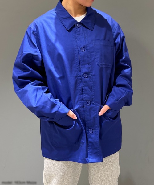 OLD BETTY'S(オールドベティーズ)の「オールドベティーズ【OLD BETTY’S】T/C Coverall Jacket(カバーオール・レディース・ブルー/サンドベージュ・L/M)」の9枚目の写真