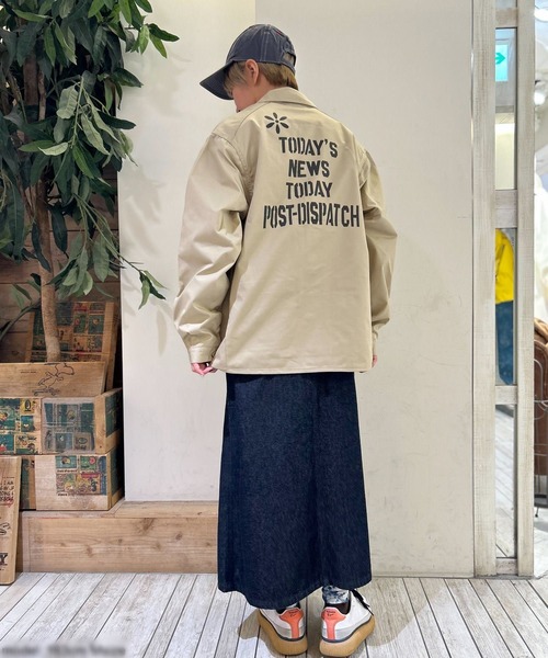 OLD BETTY'S(オールドベティーズ)の「オールドベティーズ【OLD BETTY’S】T/C Coverall Jacket(カバーオール・レディース・ブルー/サンドベージュ・L/M)」の16枚目の写真