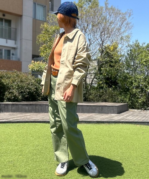 OLD BETTY'S(オールドベティーズ)の「オールドベティーズ【OLD BETTY’S】T/C Coverall Jacket(カバーオール・レディース・ブルー/サンドベージュ・L/M)」の11枚目の写真