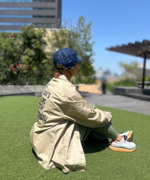 OLD BETTY'S(オールドベティーズ)の「オールドベティーズ【OLD BETTY’S】T/C Coverall Jacket(カバーオール・レディース・ブルー/サンドベージュ・L/M)」の17枚目の写真