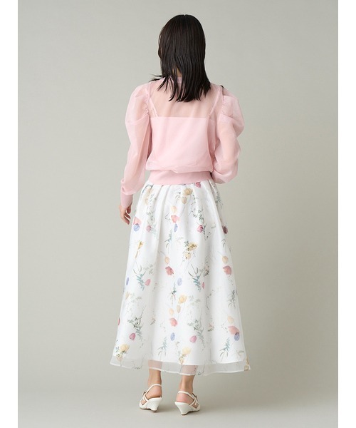 新品未使用 タグ付きCELFORDセルフォードフラワープリント フレアスカート フラワープリントフレアスカート(SKIRT（スカート）)｜CELFORD