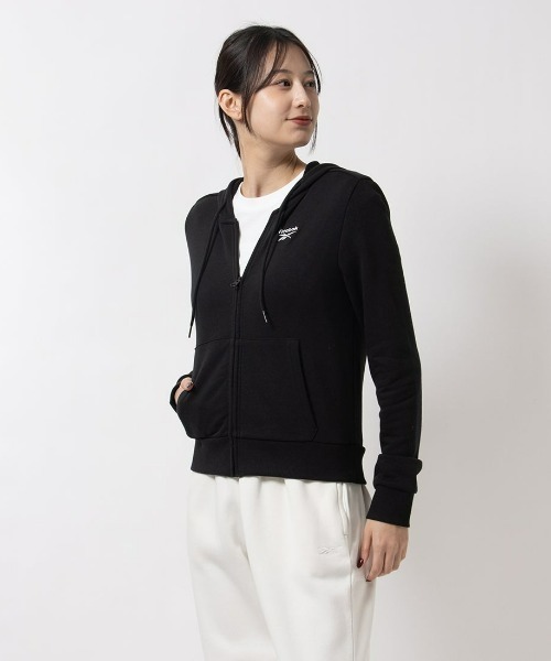 【リーボック公式】フレンチテリー スモールロゴ フーディー / RI SL FRENCH TERRY HOODIE （ブラック） フレンチテリー スモールロゴ フーディー / RI SL FRENCH TERRY