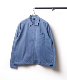 ARCHIVER（アーカイバ）の「【69】【it】ピグメント加工　ZIPシャツジャケット（ブルゾン）」