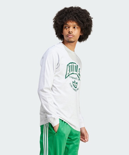 adidas（アディダス）の「VRCT 長袖Tシャツ / ロンT / アディダスオリジナルス adidas Originals（Tシャツ/カットソー・メンズ・グレー・XX-LARGE/LARGE/MEDIUM/SMALL/X-LARGE/X-SMALL/3XL）」の3枚目の写真