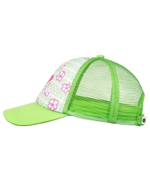 ROXY(ロキシー)の「SWEET EMOTIONS/ロキシーキッズマルチフラワーパターンプリントメッシュキャップ(キャップ・キッズ・ブルー系その他/ピンク/ブルー・FREE)」の8枚目の写真