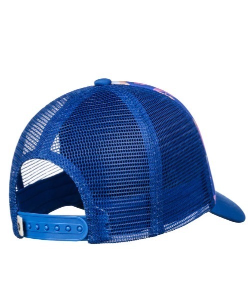 ROXY(ロキシー)の「SWEET EMOTIONS/ロキシーキッズマルチフラワーパターンプリントメッシュキャップ(キャップ・キッズ・ブルー系その他/ピンク/ブルー・FREE)」の6枚目の写真