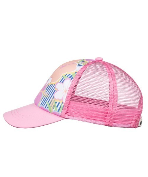 ROXY(ロキシー)の「SWEET EMOTIONS/ロキシーキッズマルチフラワーパターンプリントメッシュキャップ(キャップ・キッズ・ブルー系その他/ピンク/ブルー・FREE)」の11枚目の写真