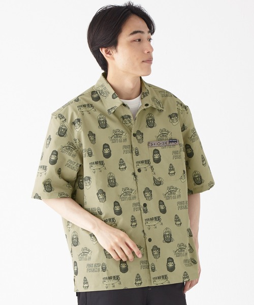 【セール】総柄サラノビ半袖シャツ（シャツ/ブラウス）｜KRIFF MAYER（クリフメイヤー）