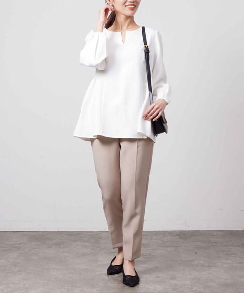 Chez toi（シェトワ）の「チュールフラットシューズ（パンプス・レディース・ブラック/ブラック系その他/ベージュ・S/M/L）」の11枚目の写真