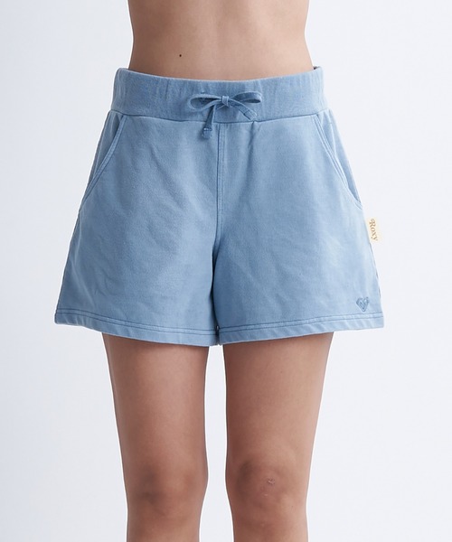 ROXY（ロキシー）の「COLORS SHORTS/ロキシースウェットショートパンツ（その他パンツ・レディース・グリーン/バーガンディー/インディゴブルー/ベージュ・SMALL/LARGE/MEDIUM）」の8枚目の写真