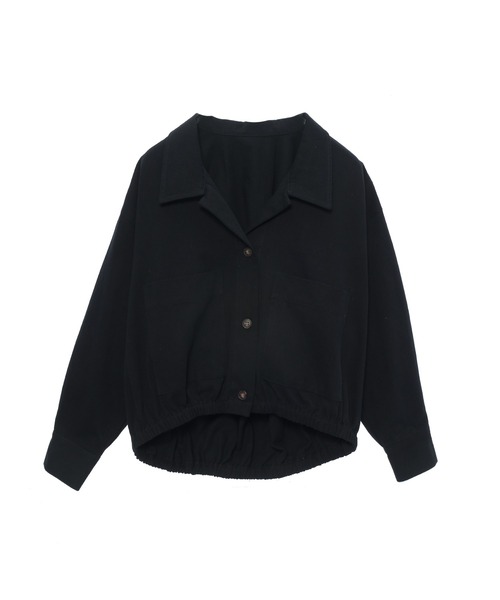 Edit Sheen（エディットシーン）の「開襟オーバーシャツ（シャツ/ブラウス・レディース・ベージュ/ブラック・M）」の15枚目の写真