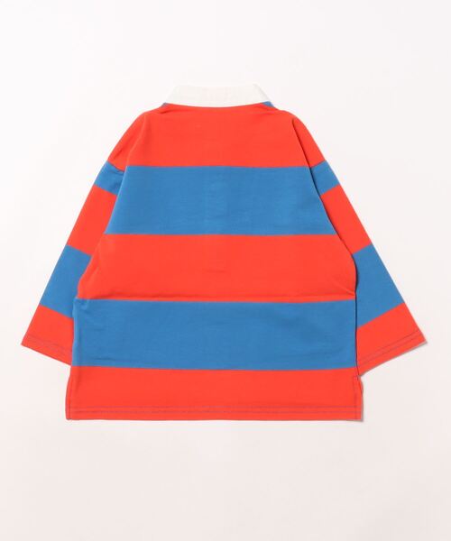 and D. petit main（アンドディープティマイン）の「スタンドネックラガー長袖シャツ（Tシャツ/カットソー・キッズ・ライトグレー/ブラック/ブルー・120cm/110cm/100cm/90cm/130cm）」の22枚目の写真