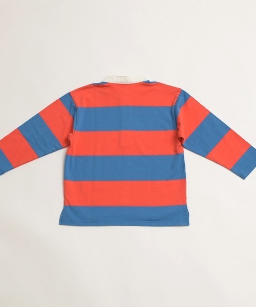 and D. petit main（アンドディープティマイン）の「スタンドネックラガー長袖シャツ（Tシャツ/カットソー・キッズ・ライトグレー/ブラック/ブルー・120cm/110cm/100cm/90cm/130cm）」の6枚目の写真