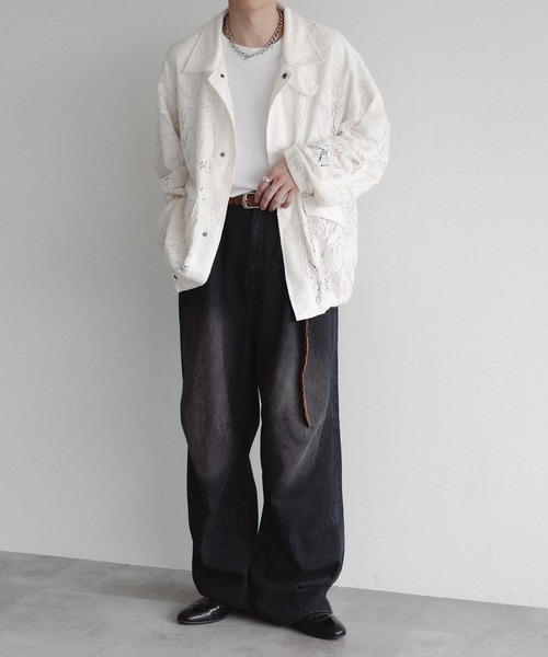 epnok（エプノック）の「オーバーダイダーツデニム（デニムパンツ・メンズ・ブラック/ダークブルー/インディゴブルー・MEDIUM/SMALL/LARGE）」の7枚目の写真