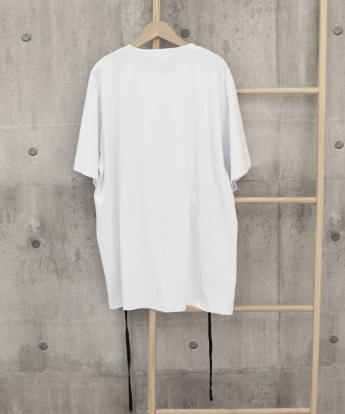 Miniministore（ミニミニストア）の「ロングTシャツ レディース半袖チュニック（Tシャツ/カットソー・レディース・ホワイト/ブラック・FREE）」の17枚目の写真