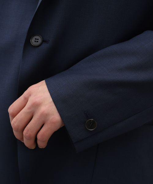 EDIFICE LA BOUCLE（エディフィスラブークル）の「【LA BOUCLE / ラブ―クル】REDA ACTIVE トロピカル 2Bジャケット（テーラードジャケット・メンズ・ブラウン/ネイビー・MEDIUM/LARGE）」の15枚目の写真