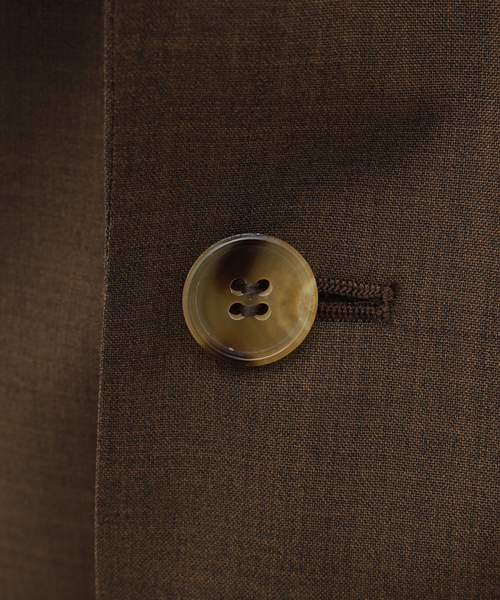 EDIFICE LA BOUCLE（エディフィスラブークル）の「【LA BOUCLE / ラブ―クル】REDA ACTIVE トロピカル 2Bジャケット（テーラードジャケット・メンズ・ブラウン/ネイビー・MEDIUM/LARGE）」の18枚目の写真