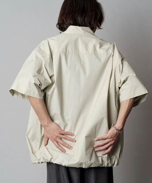 FREAK'S STORE(フリークスストア)の「限定展開 ビッグシルエット スピンドル レギュラーカラーシャツ(シャツ/ブラウス・メンズ・サックスブルー/オリーブ/ベージュ/ブラック/チャコールグレー/ホワイト・SMALL/MEDIUM/LARGE)」の19枚目の写真