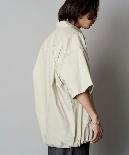 FREAK'S STORE(フリークスストア)の「限定展開 ビッグシルエット スピンドル レギュラーカラーシャツ(シャツ/ブラウス・メンズ・サックスブルー/オリーブ/ベージュ/ブラック/チャコールグレー/ホワイト・SMALL/MEDIUM/LARGE)」の21枚目の写真