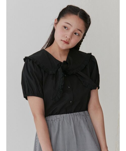merry jenny（メリージェニー）の「スカーフブラウス（シャツ/ブラウス・レディース・アイボリー/ブラック・FREE）」の17枚目の写真