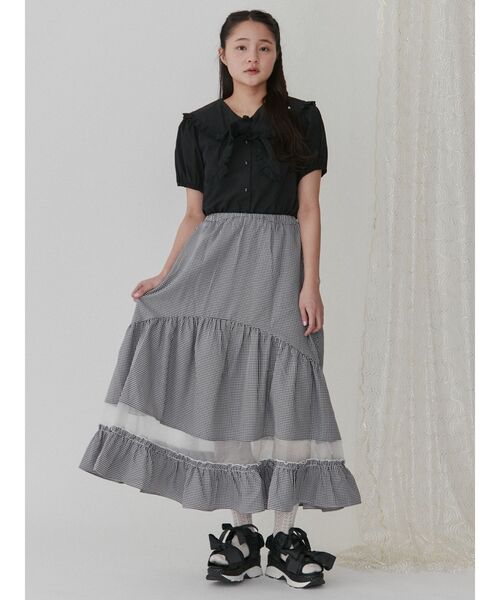 merry jenny（メリージェニー）の「スカーフブラウス（シャツ/ブラウス・レディース・アイボリー/ブラック・FREE）」の18枚目の写真