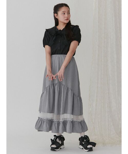 merry jenny（メリージェニー）の「スカーフブラウス（シャツ/ブラウス・レディース・アイボリー/ブラック・FREE）」の19枚目の写真