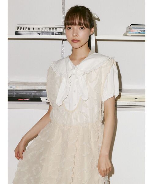 merry jenny（メリージェニー）の「スカーフブラウス（シャツ/ブラウス・レディース・アイボリー/ブラック・FREE）」の21枚目の写真