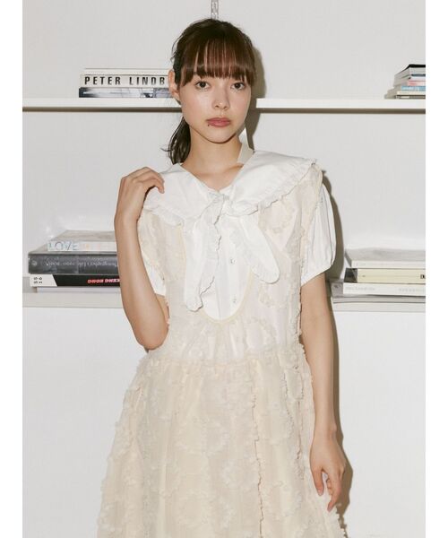 merry jenny（メリージェニー）の「スカーフブラウス（シャツ/ブラウス・レディース・アイボリー/ブラック・FREE）」の22枚目の写真