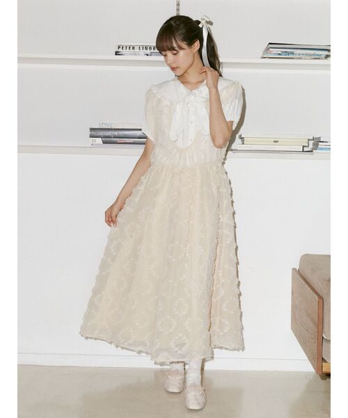 merry jenny（メリージェニー）の「スカーフブラウス（シャツ/ブラウス・レディース・アイボリー/ブラック・FREE）」の12枚目の写真