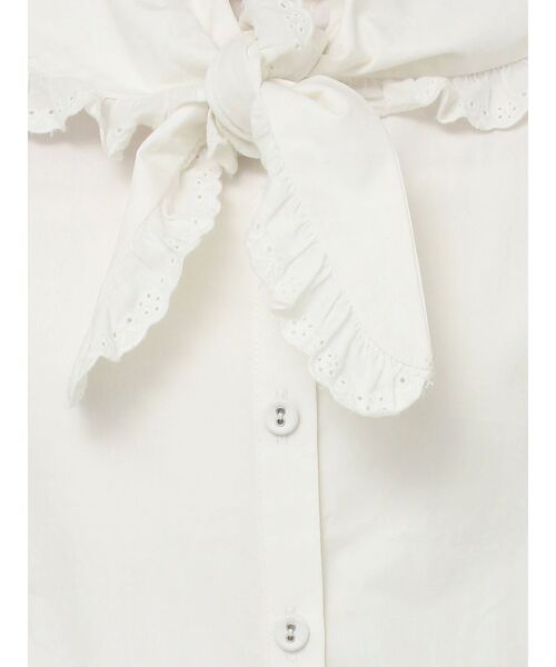 merry jenny（メリージェニー）の「スカーフブラウス（シャツ/ブラウス・レディース・アイボリー/ブラック・FREE）」の10枚目の写真