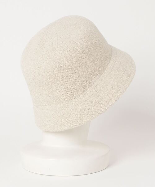 HusHusH（ハッシュアッシュ）の「HusHusH ハッシュアッシュ サイズ調整可能 ブークレーサーモハット（ハット・レディース・ブラック/アイボリー・フリー）」の8枚目の写真
