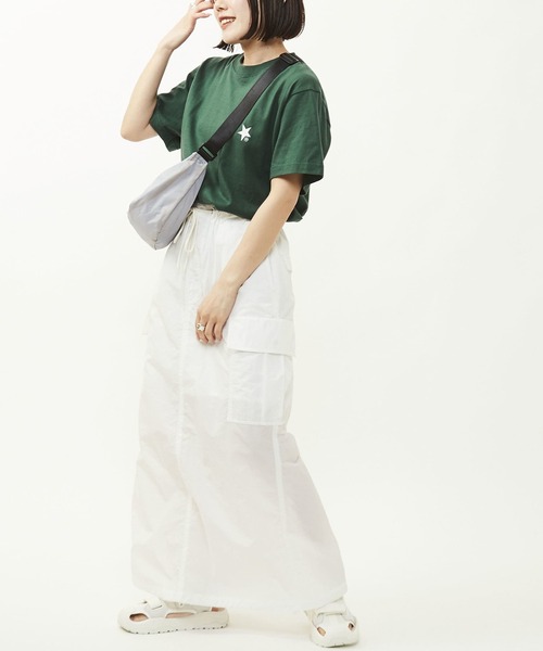 CONVERSE TOKYO（コンバーストウキョウ）の「LIPSTOP MOON SHOULDER BAG (SMALL)（ショルダーバッグ・レディース・オレンジ/ブラック/グレー・FREE）」の6枚目の写真