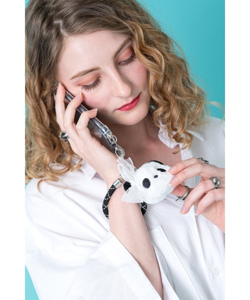 セール】an meets zakka もふもふパンダマホストラップ / 携帯