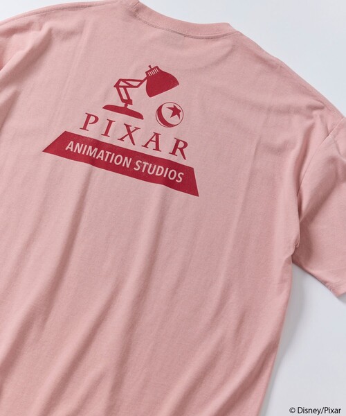 FREAK'S STORE（フリークスストア）の「限定展開/PIXAR ピクサー/別注 ビッグシルエット バックプリント クルーネックTシャツ（Tシャツ/カットソー・メンズ・グレー/ホワイト/ブラック/ピンク・LARGE/MEDIUM/SMALL）」の4枚目の写真