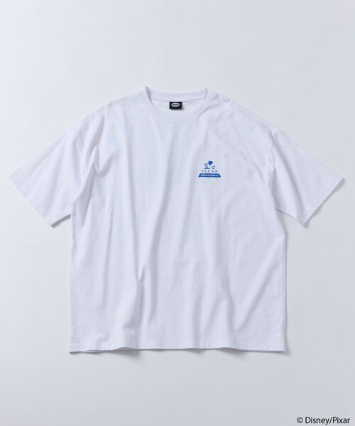 FREAK'S STORE（フリークスストア）の「限定展開/PIXAR ピクサー/別注 ビッグシルエット バックプリント クルーネックTシャツ（Tシャツ/カットソー・メンズ・グレー/ホワイト/ブラック/ピンク・LARGE/MEDIUM/SMALL）」の21枚目の写真