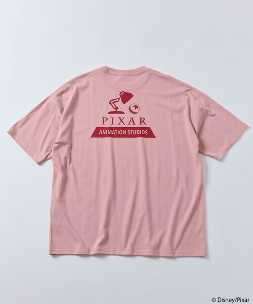 FREAK'S STORE（フリークスストア）の「限定展開/PIXAR ピクサー/別注 ビッグシルエット バックプリント クルーネックTシャツ（Tシャツ/カットソー・メンズ・グレー/ホワイト/ブラック/ピンク・LARGE/MEDIUM/SMALL）」の16枚目の写真