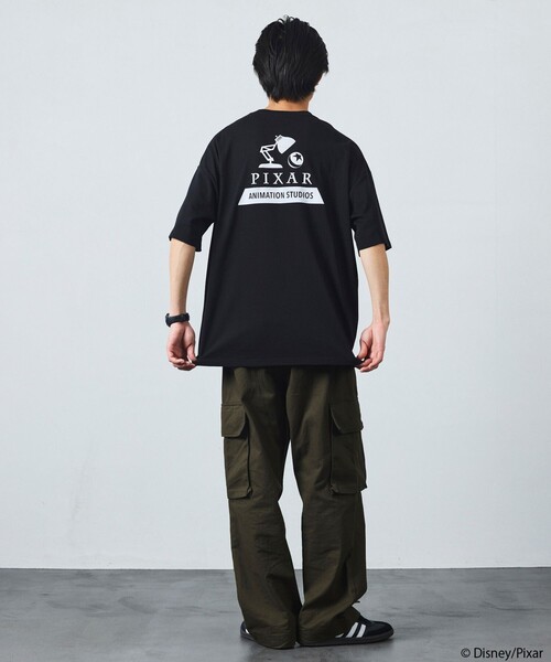 FREAK'S STORE（フリークスストア）の「限定展開/PIXAR ピクサー/別注 ビッグシルエット バックプリント クルーネックTシャツ（Tシャツ/カットソー・メンズ・グレー/ホワイト/ブラック/ピンク・LARGE/MEDIUM/SMALL）」の13枚目の写真