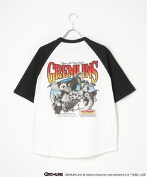GREMLINS グレムリン ラグランプリントTシャツ