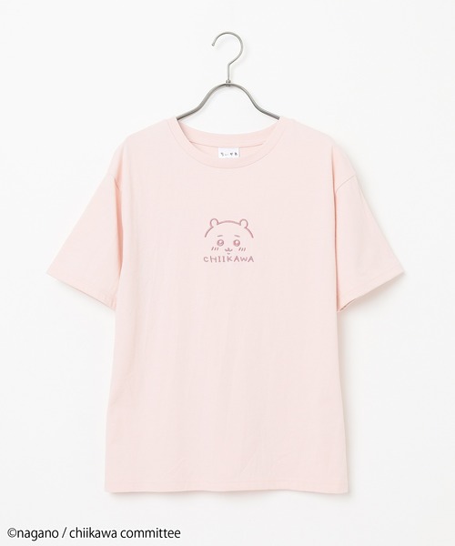 Honeys（ハニーズ）の「ちいかわ／Ｔシャツ（Tシャツ/カットソー・レディース・ピンク/ホワイト/ベージュ・LL/S/M/L）」の6枚目の写真