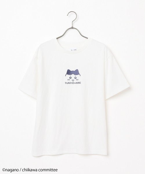 Honeys（ハニーズ）の「ちいかわ／Ｔシャツ（Tシャツ/カットソー・レディース・ピンク/ホワイト/ベージュ・LL/S/M/L）」の10枚目の写真
