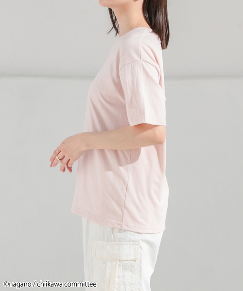 Honeys（ハニーズ）の「ちいかわ／Ｔシャツ（Tシャツ/カットソー・レディース・ピンク/ホワイト/ベージュ・LL/S/M/L）」の17枚目の写真